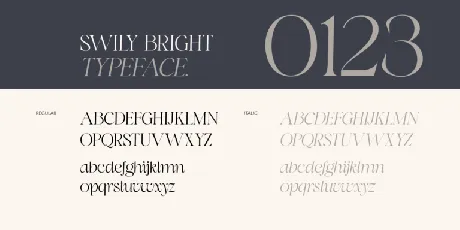 Swily Bright font