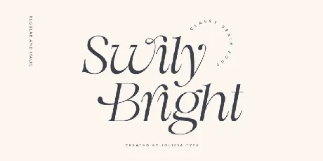 Swily Bright font