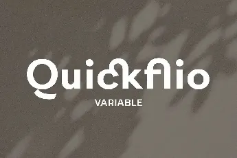 Quickflio Family font