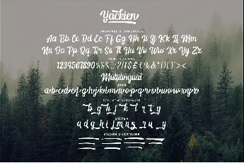 Yackien font