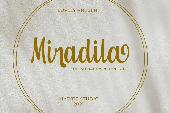 Miradila font