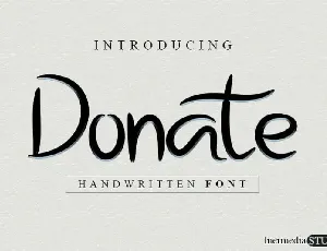 Donate Display font