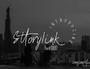 Sttoryink Duo font