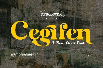 Cegifen font