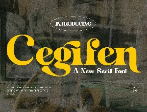 Cegifen font