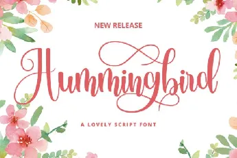 Hummingbird Personal Use Only font