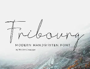 Fribourg font