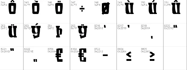 Restoe Iboe font