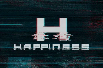 Digital Glitch Demo font