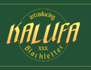 Kalufa font