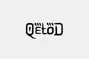 Qetod font