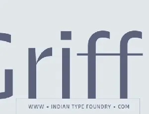 Griff Family font