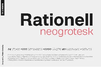 Rationell font