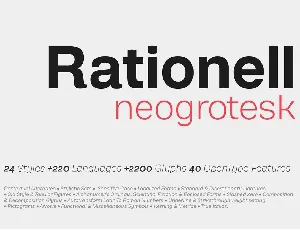 Rationell font