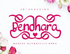 Bendhara Script font