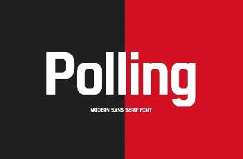 Polling font