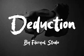 Deduction font