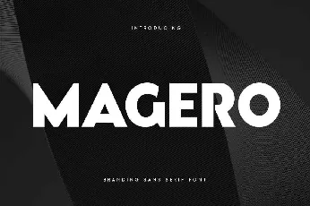 Magero font