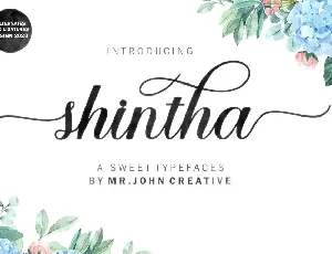 Shintha font