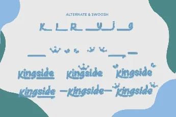 Kingside Demo font