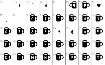 MF Coffee Mugs font