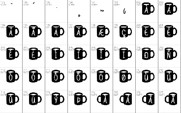 MF Coffee Mugs font