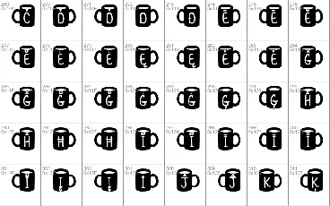 MF Coffee Mugs font