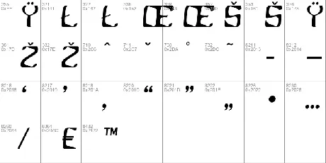 Y-Band Tuner font