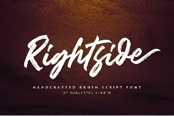 Rightside font