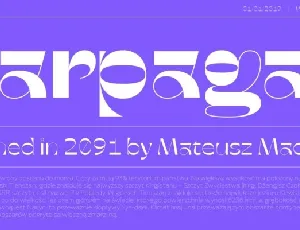 Harpagan Family font