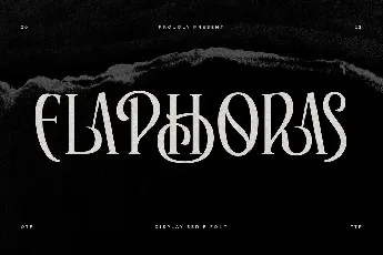 Elaphoras font