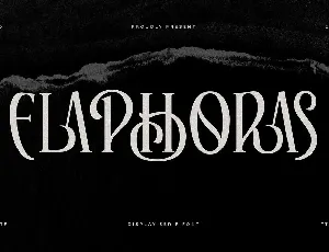 Elaphoras font