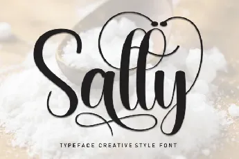 Salty Script font