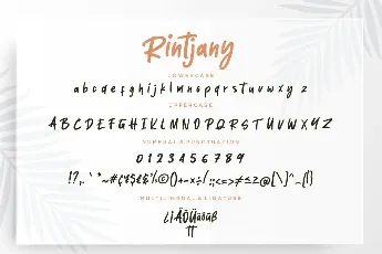 Rintjany font