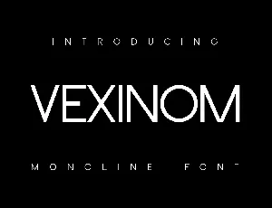 Vexinom font