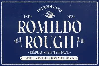 Romildo Rough font