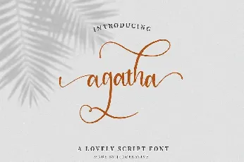 Agatha font