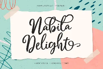 Nabila Delight font