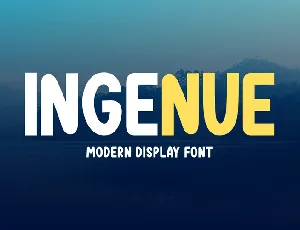 Ingenue font