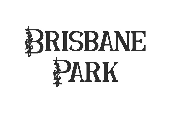 BrisbaneParkDemo font