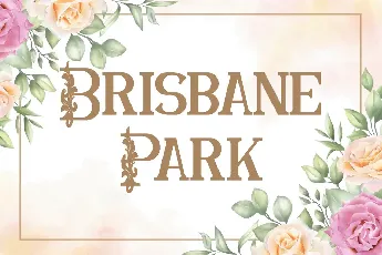 BrisbaneParkDemo font