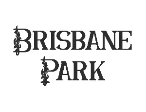 BrisbaneParkDemo font