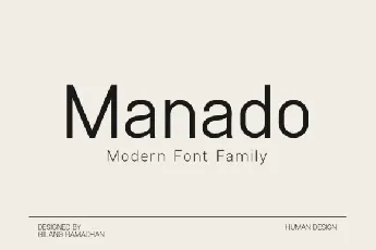 Manado font