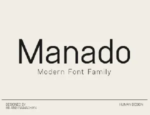 Manado font