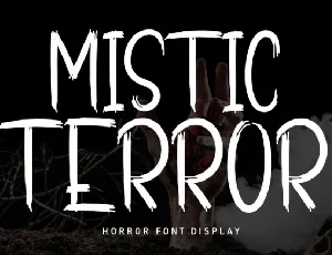 Mistic Terror Script font