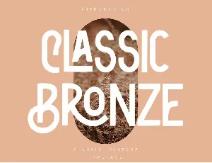 Classic Bronze font