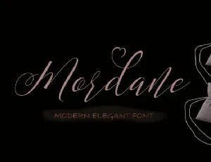 Mordane font