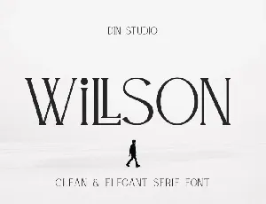 Willson Clean Serif font