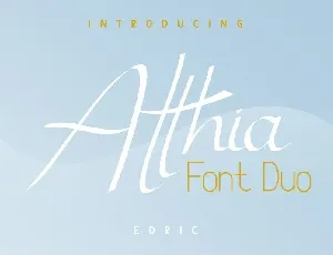 Atthia Duo font