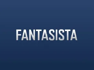 Fantasista font